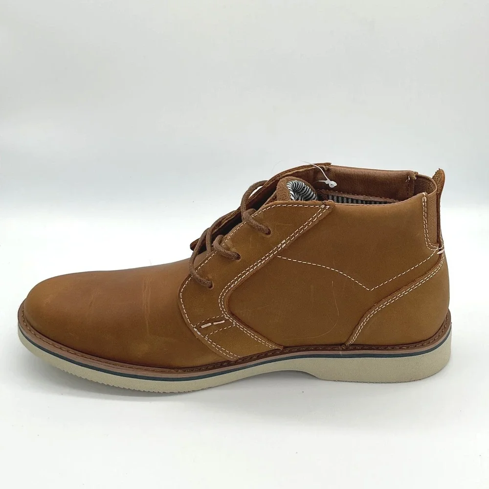 Nunn Bush Buchanan Mens Tan Brown Leather Chukka Boots 81098-239 Size 8M NEW